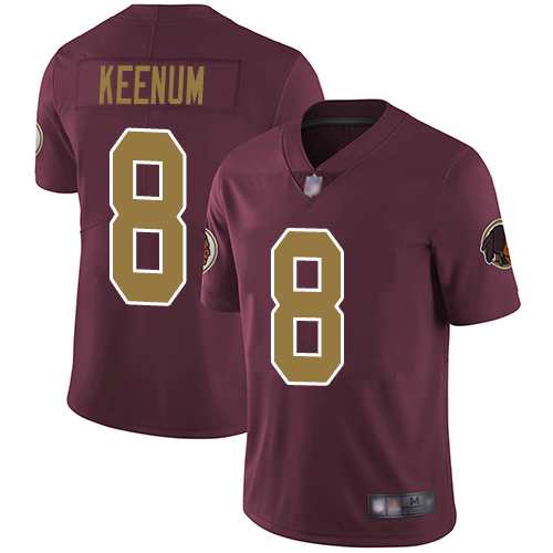 Washington Redskins Limited Burgundy Red Men Case Keenum Alternate Jersey NFL Football #8 80th